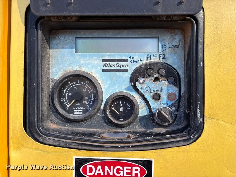 image for item EM6142 2006 Atlas Copo XASE1600CD air compressor