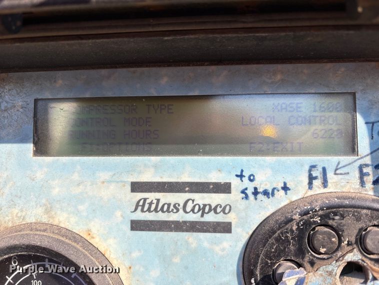 image for item EM6142 2006 Atlas Copo XASE1600CD air compressor