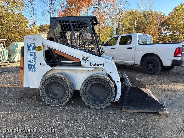 MINI CARGADOR SOBRE RUEDAS 1997 BOBCAT 753