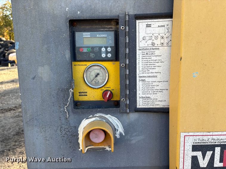 image for item EM6144 Atlas Copco XATS400 JD7 air compressor