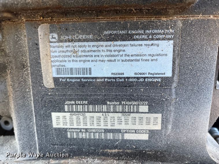 image for item EM6144 Atlas Copco XATS400 JD7 air compressor