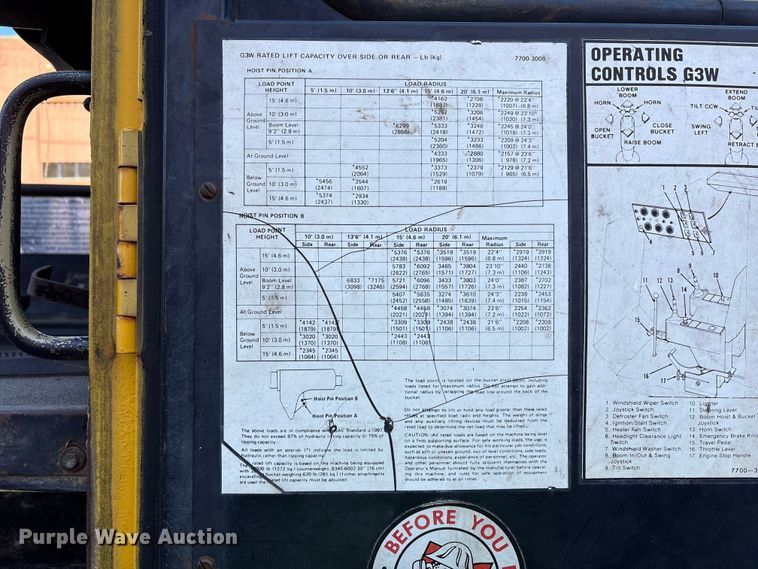 image for item EM6147 Gradall G3W wheeled excavator
