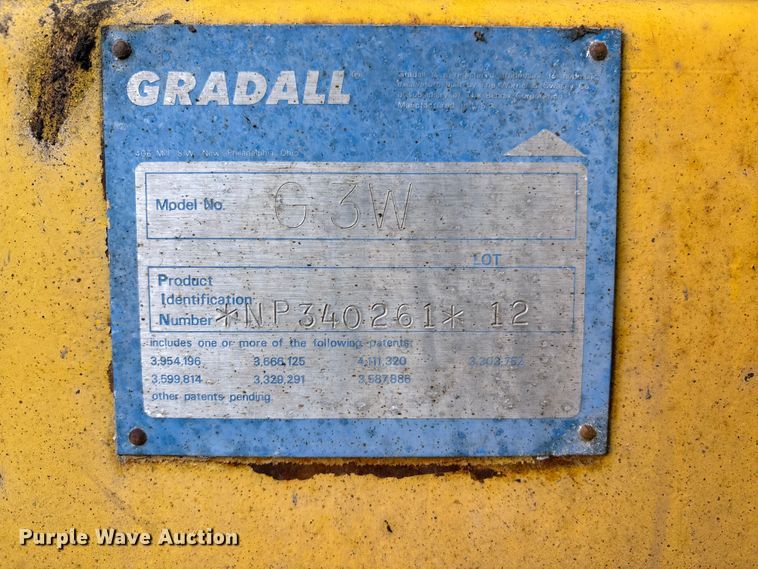 image for item EM6147 Gradall G3W wheeled excavator