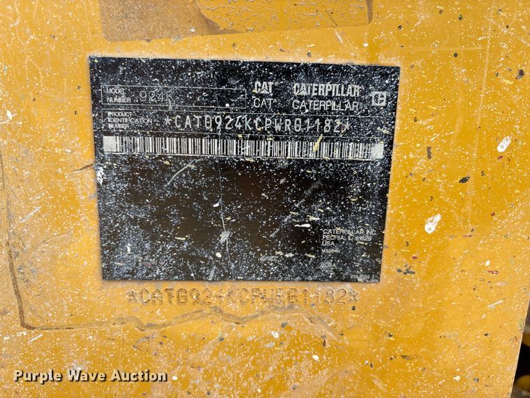 image for item EM6151 2013 Caterpillar 924K wheel loader