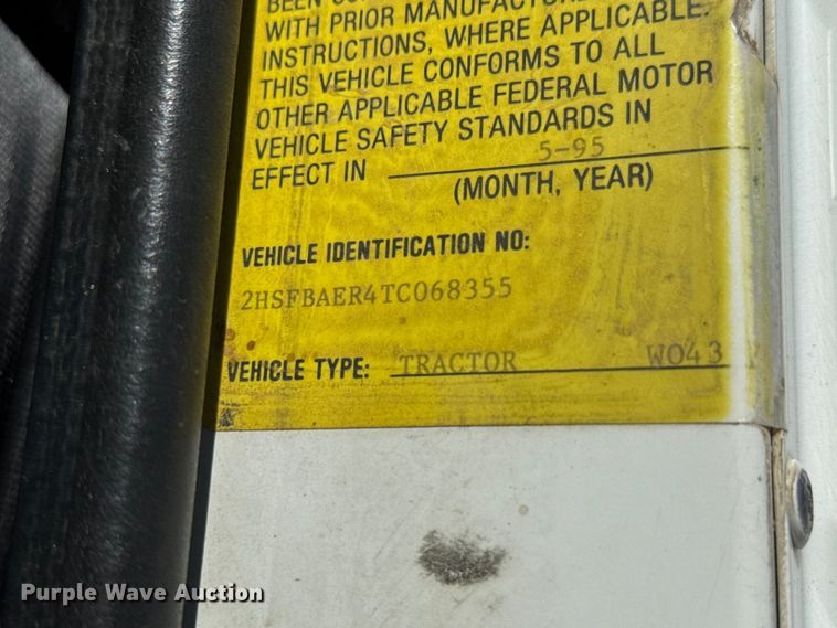 image for item EM8459 1996 International  9300  dump truck