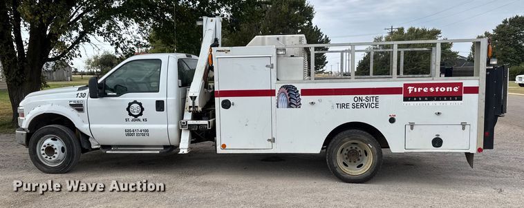 image for item EM8489 2008 Ford F550 Super Duty XL utility / service truck