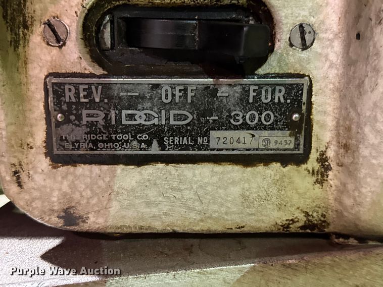 image for item EN0593 Ridgid 300 pipe threader