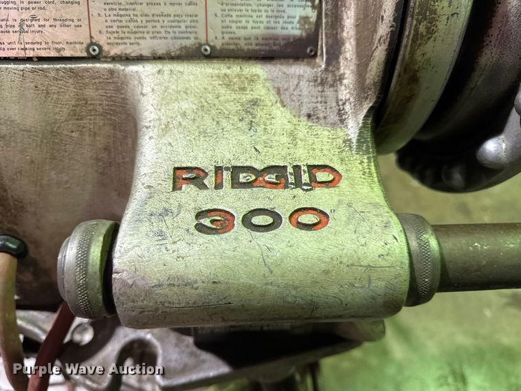 image for item EN0595 Ridgid 300 pipe threader