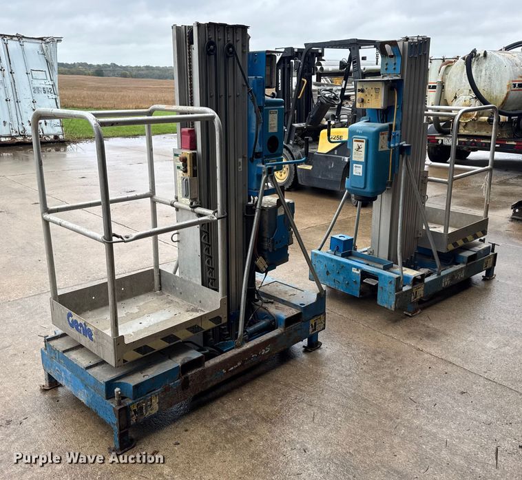image for item EN0609 (2) Genie vertical lifts