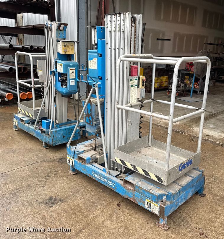 image for item EN0609 (2) Genie vertical lifts
