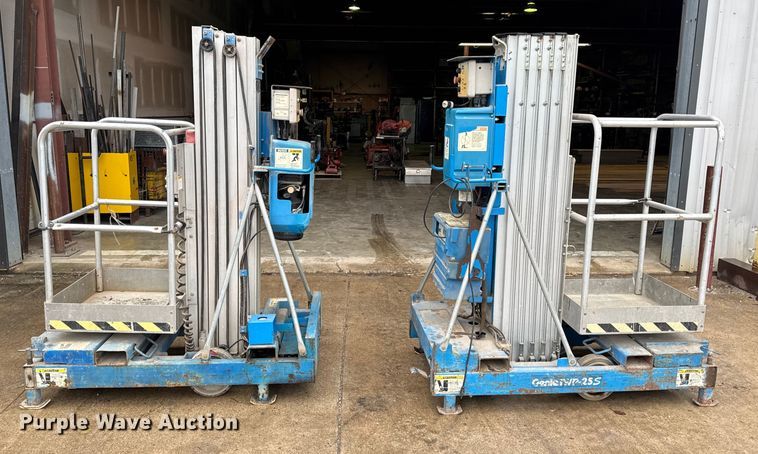 image for item EN0609 (2) Genie vertical lifts