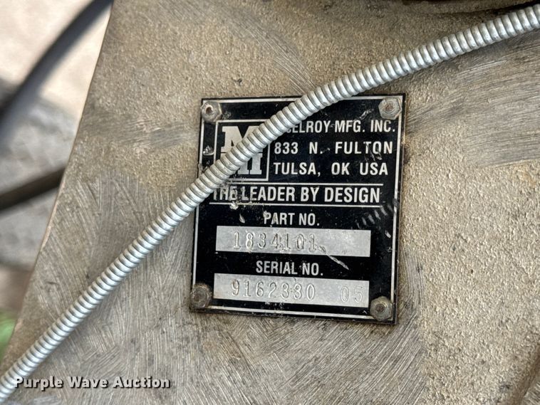 image for item EN0622 McElroy Mfg. Inc. poly fusion machine