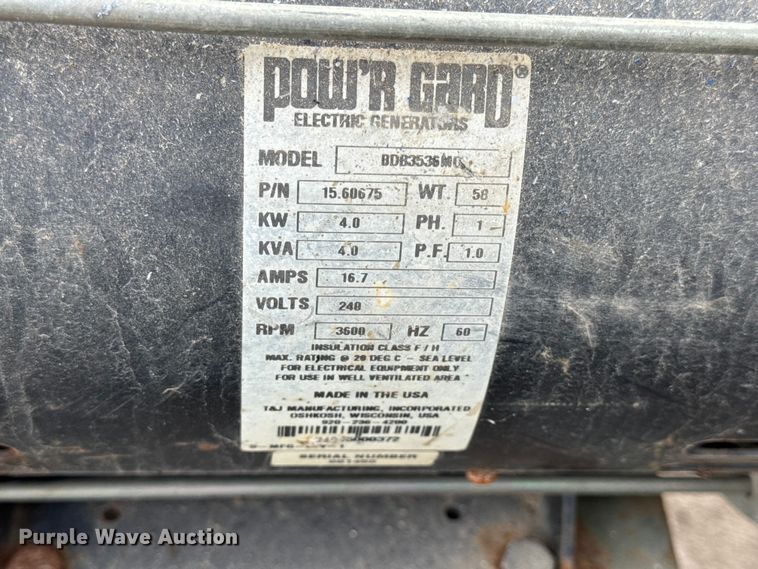 image for item EN0622 McElroy Mfg. Inc. poly fusion machine