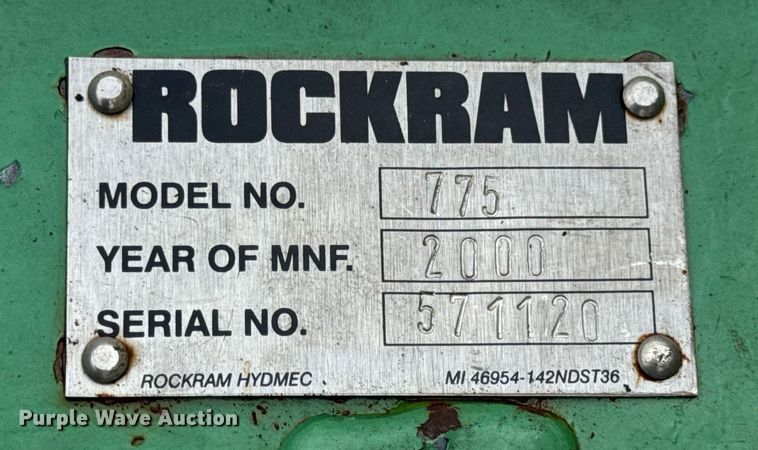 image for item EN0639 2000 Rockram 775 breaker