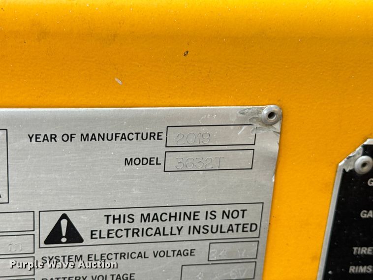 image for item EN0643 2019 Biljax 3632T boom lift