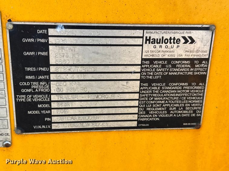 image for item EN0644 2014 Haulotte 3632T boom lift