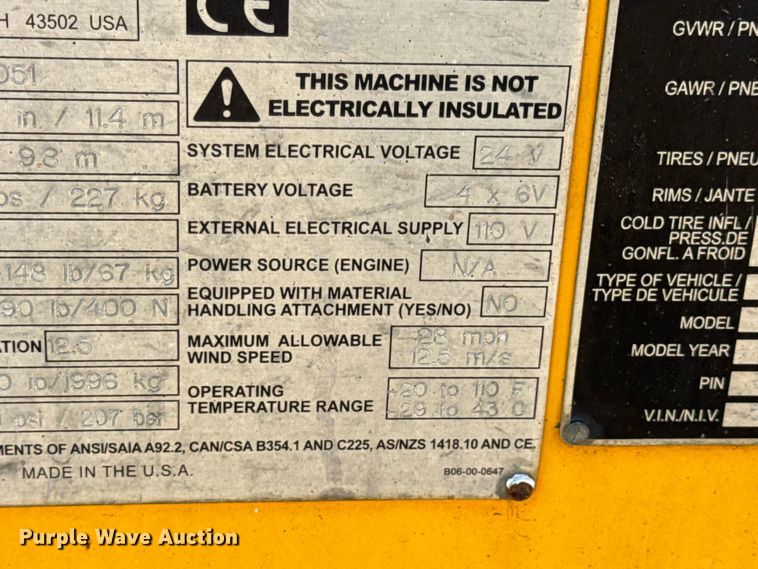 image for item EN0644 2014 Haulotte 3632T boom lift