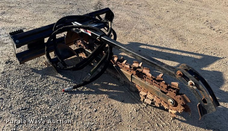 image for item EN0645 Quick Attach skid steer trencher