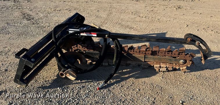 image for item EN0645 Quick Attach skid steer trencher