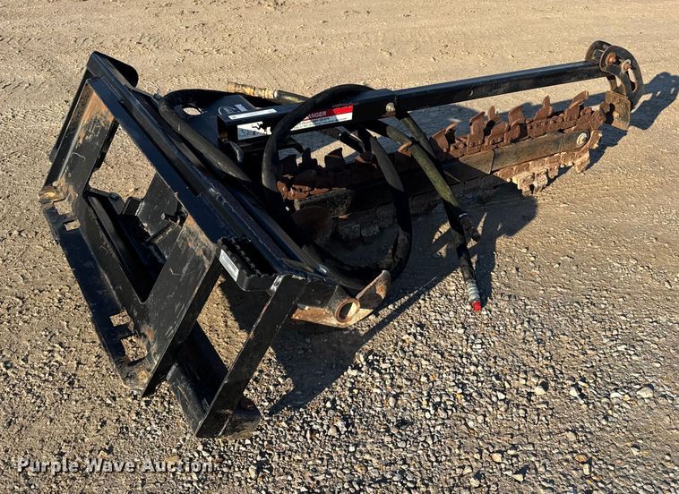 image for item EN0645 Quick Attach skid steer trencher