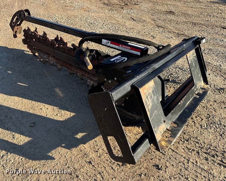 image for item EN0645 Quick Attach skid steer trencher