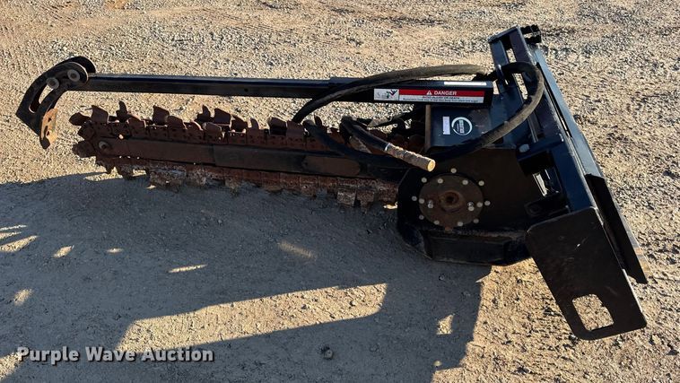 image for item EN0645 Quick Attach skid steer trencher