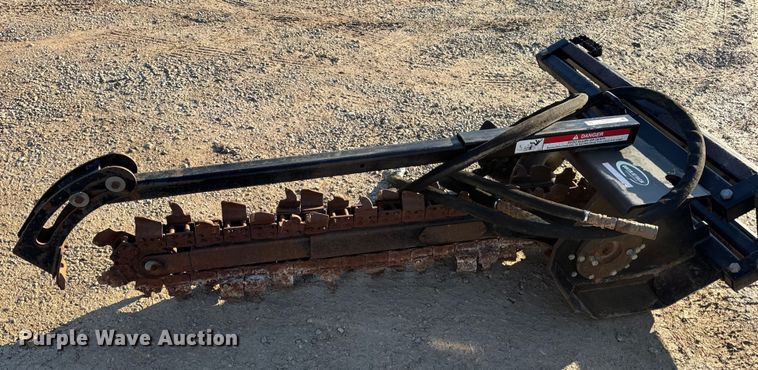 image for item EN0645 Quick Attach skid steer trencher