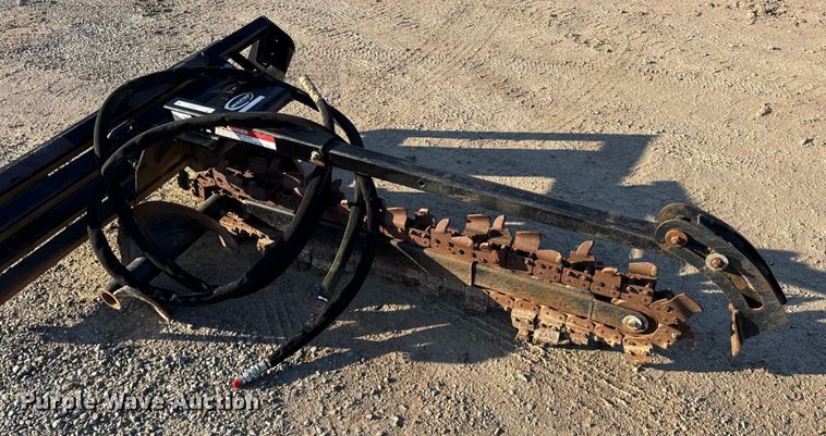 image for item EN0645 Quick Attach skid steer trencher