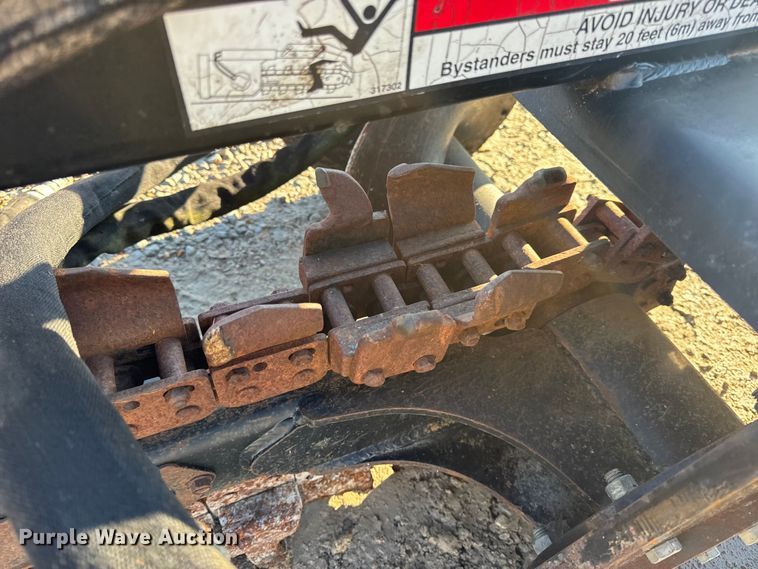 image for item EN0645 Quick Attach skid steer trencher