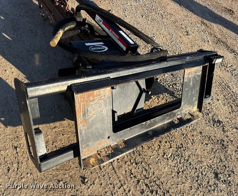 image for item EN0645 Quick Attach skid steer trencher