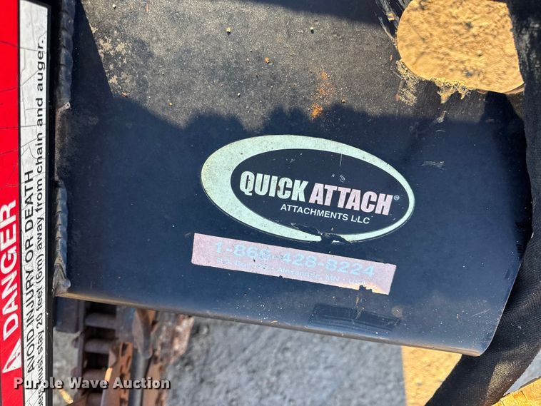 image for item EN0645 Quick Attach skid steer trencher