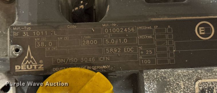 image for item EN0646 2006 Ingersoll-Rand WS36570DHE concrete saw