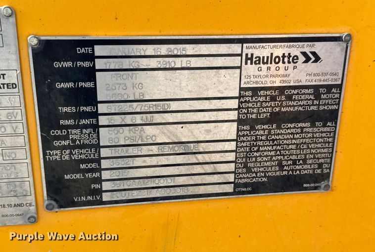 image for item EN0648 2015 Haulotte 3632T boom lift