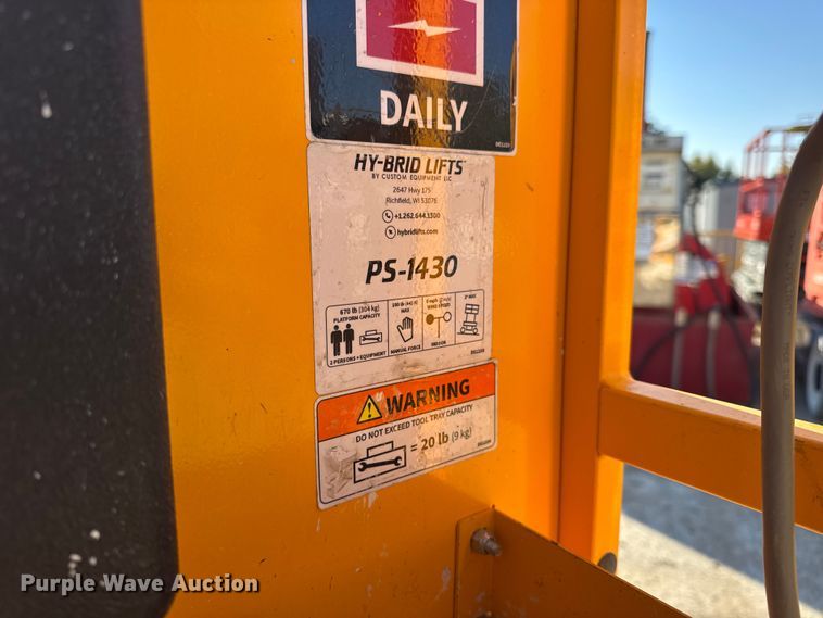 image for item EN0649 2019 Hy-Brid PS-1430S4 scissor lift