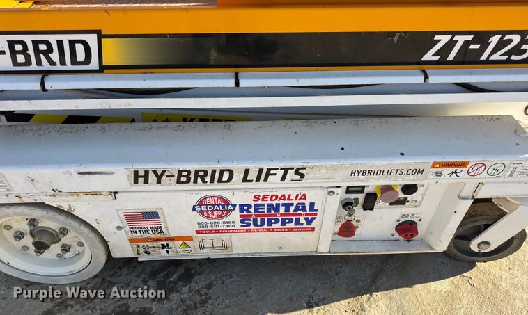image for item EN0650 2019 Hy-Brid ZT-1230 scissor lift
