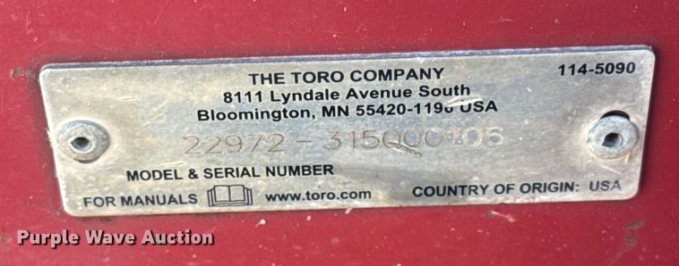 image for item EN0651 Toro TRX-16 trencher