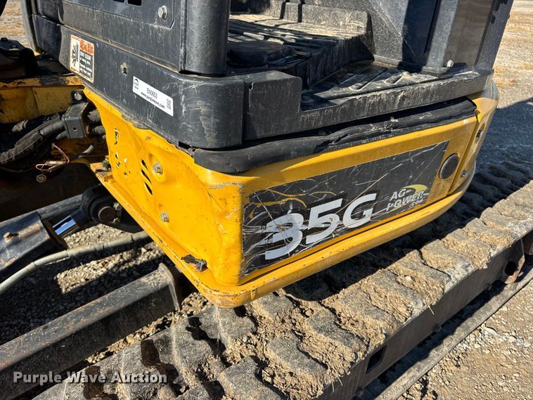 image for item EN0653 2019 John Deere 35G mini excavator