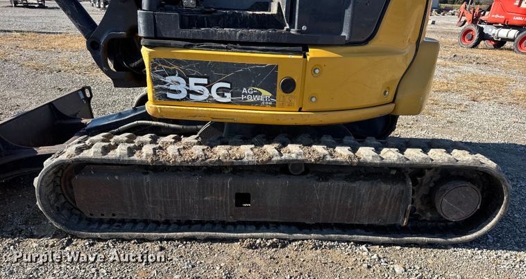 image for item EN0653 2019 John Deere 35G mini excavator