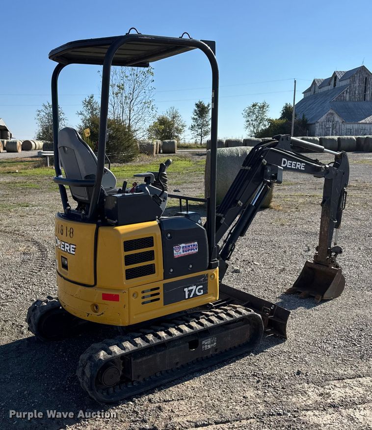 EXCAVADORA 2019 JOHN DEERE 17G