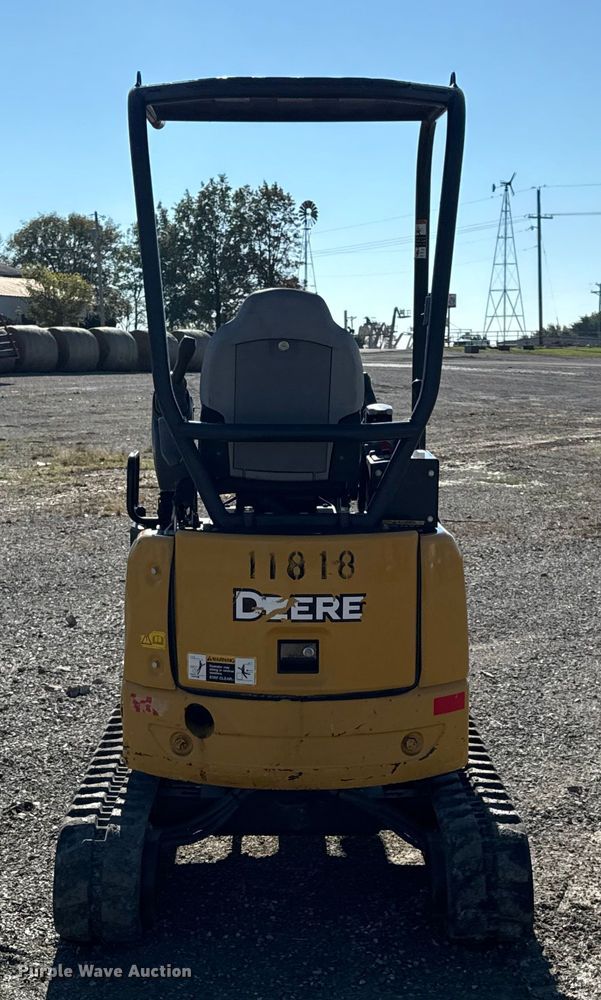 image for item EN0654 2019 John Deere 17G mini excavator