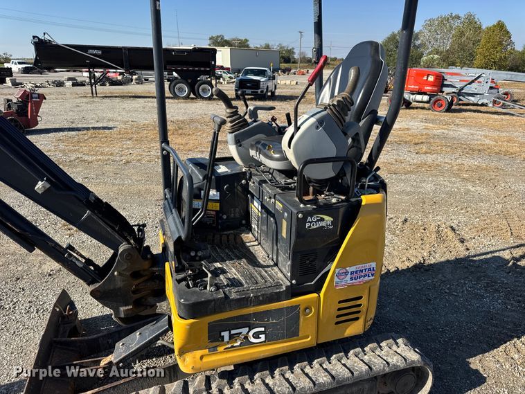 image for item EN0654 2019 John Deere 17G mini excavator