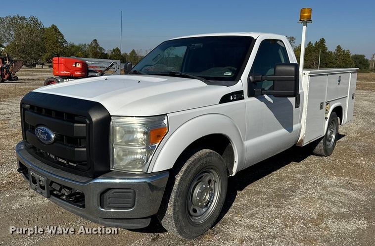 image for item EN0655 2012 Ford F250 Super Duty utility bed pickup truck