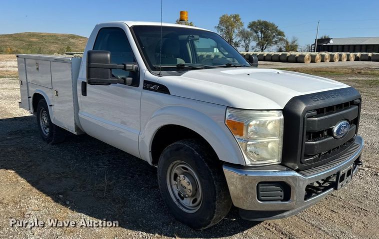 image for item EN0655 2012 Ford F250 Super Duty utility bed pickup truck