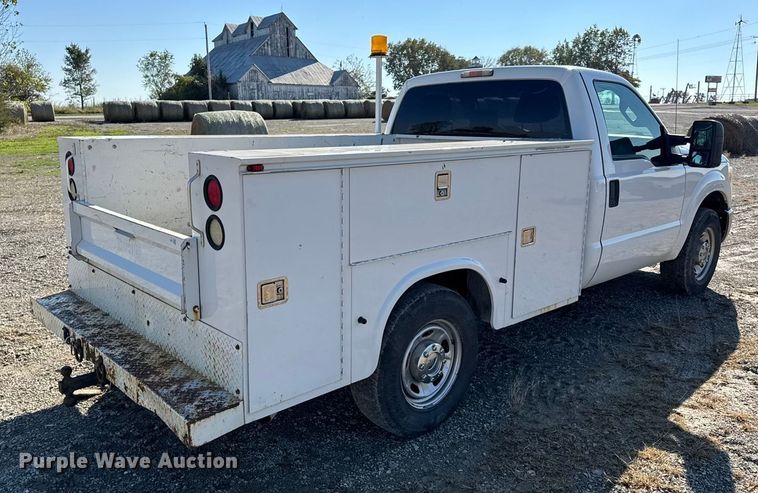 image for item EN0655 2012 Ford F250 Super Duty utility bed pickup truck