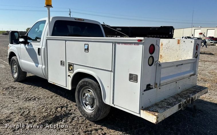 image for item EN0655 2012 Ford F250 Super Duty utility bed pickup truck