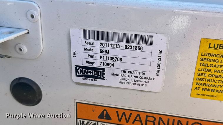 image for item EN0655 2012 Ford F250 Super Duty utility bed pickup truck