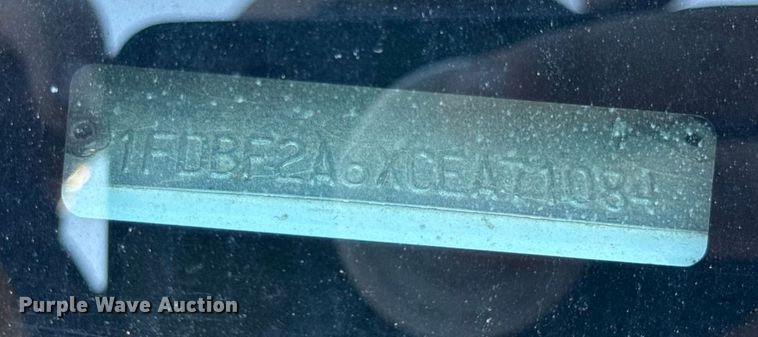 image for item EN0655 2012 Ford F250 Super Duty utility bed pickup truck