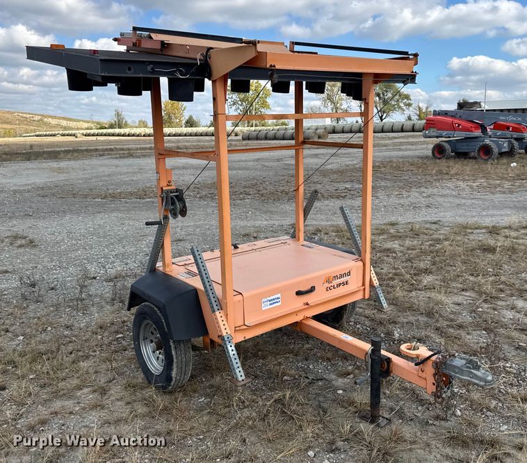 image for item EN0656 Allmand 2200 ALT arrow board trailer