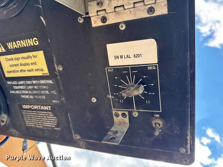 image for item EN0656 Allmand 2200 ALT arrow board trailer