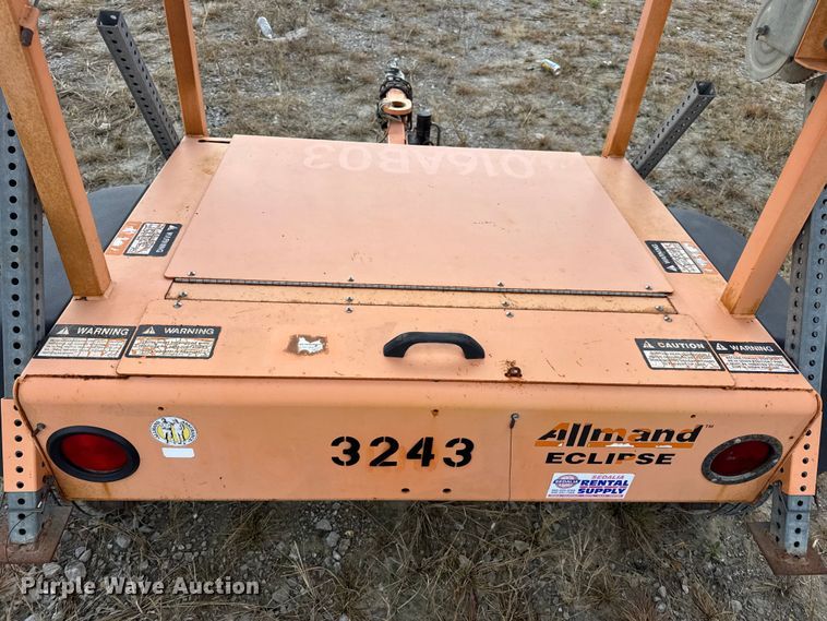 image for item EN0656 Allmand 2200 ALT arrow board trailer
